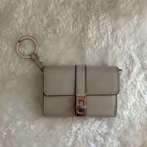 Tan Henri Bendel West 57th Turnlock Coin Purse